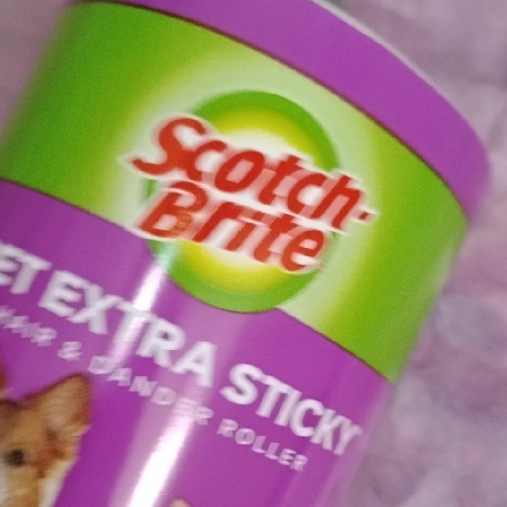 Scotch Brite 95 Sheet Pet Hair Roller New! Extra Sticky Jumbo Size Nwot